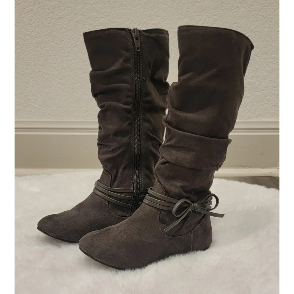Arizona Jeans Co Girls Tall Brown Boots size 11